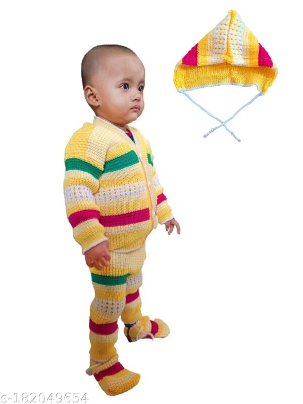 Baby winter wear woollen sweater - Image 3