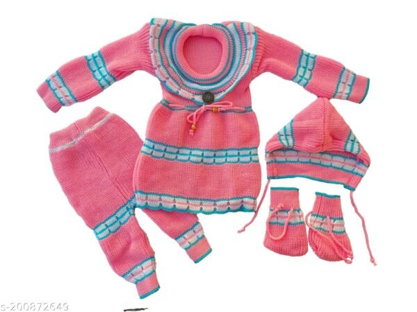 Baby winter wear woollen sweater - Image 3